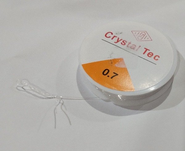 Producto - Tanza Elastizada Transparente 0,7 mm