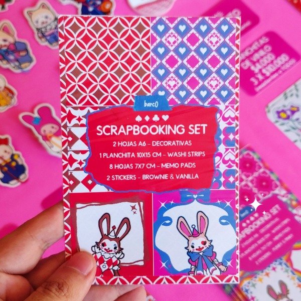 Producto - Set de scrapbooking "Brownie/Vanilla"