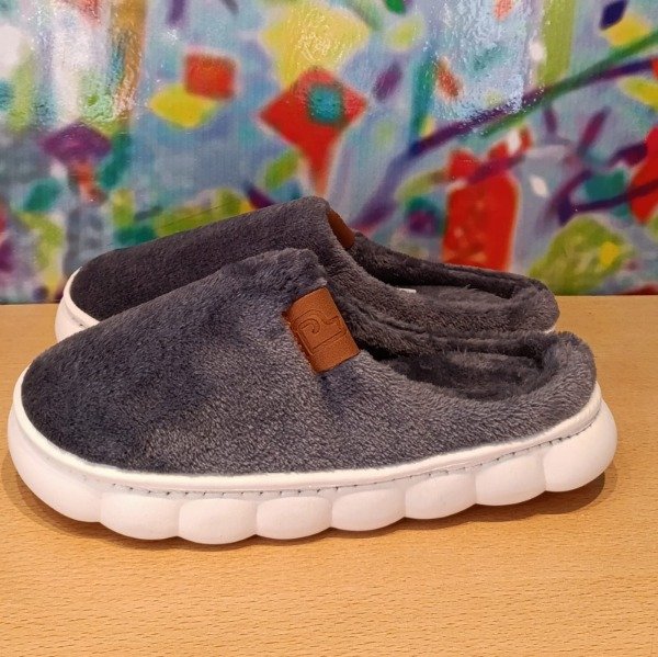 Producto - PANTUFLA BASIC gris/rosa/azul