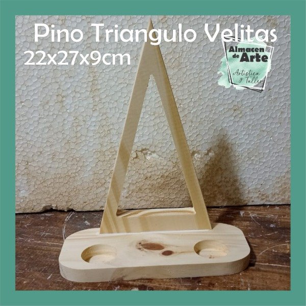 Producto - Pino Triangulo Velitas