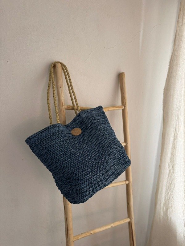 Producto - Bolso arena azul