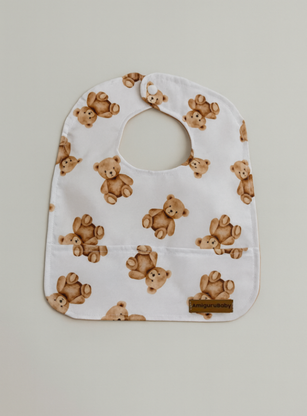 Producto - Babero con Bolsillo Ositos