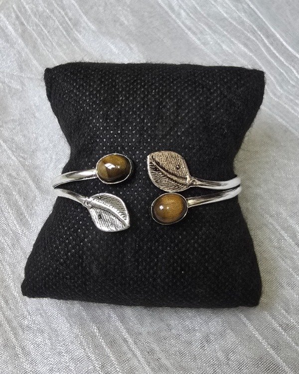Producto - Pulsera Hojitas Plateada