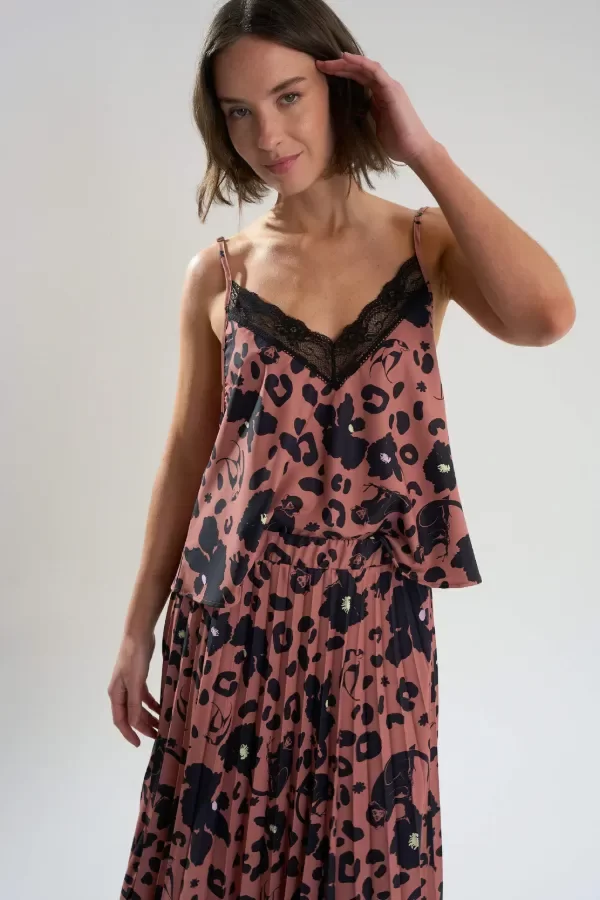 Producto - TOP LUIS MONKEY PRINT MOCA