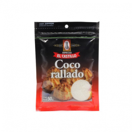 Producto - COCO RALLADO 50GR - EL CASTILLO