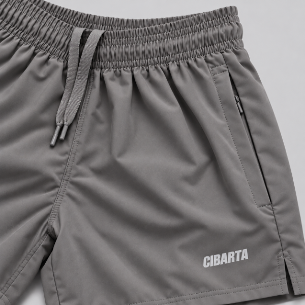 Producto - Short Drift Microfibra Gris Plomo - 1