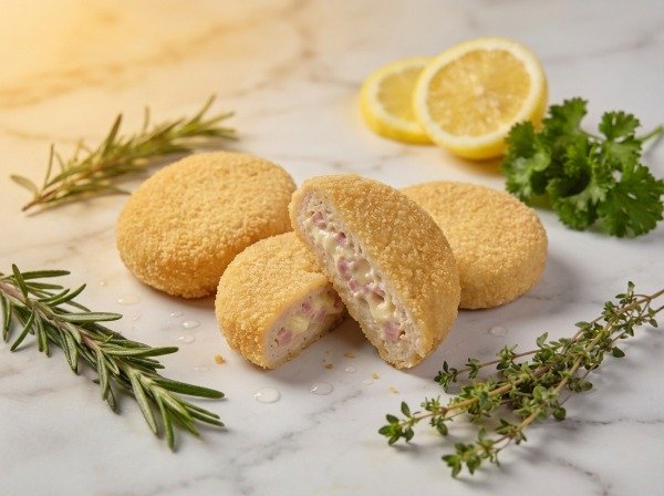 Producto - Medallones de Pollo: Jamón y Mozzarella 5 kg