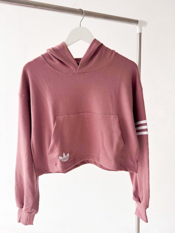 Producto - Buzo crop adicolor rosa viejo