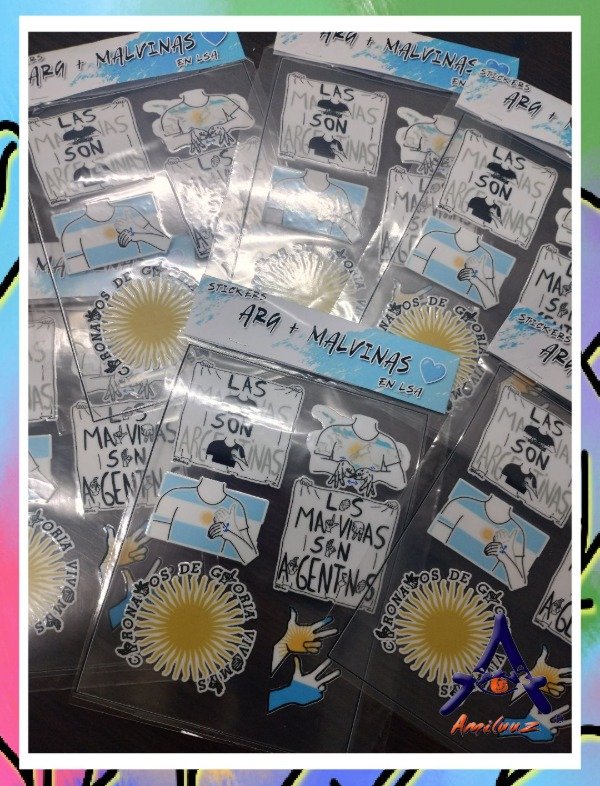 Producto - Stickers ''Malvinas y Arg'' - 1