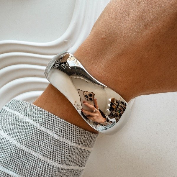 Producto - Brazalete DIANA plateado