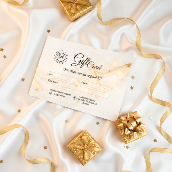 Producto - Gift Card Sol en Escorpio - Regalo con Intención