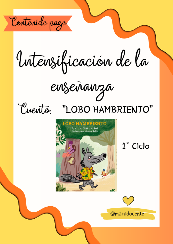 Producto - PDL - CUENTO "LOBO HAMBRIENTO"