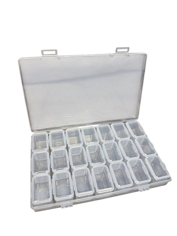Producto - Organizador Para Strass Plastico Transparente X21