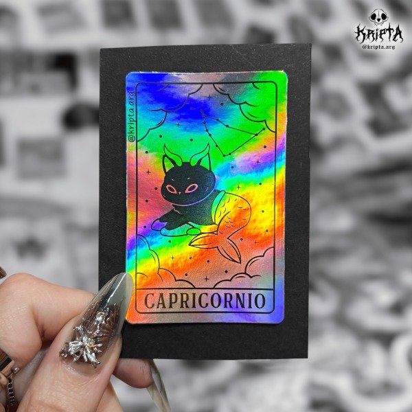 Producto - Sticker "Michi Zodiacal" - Capricornio