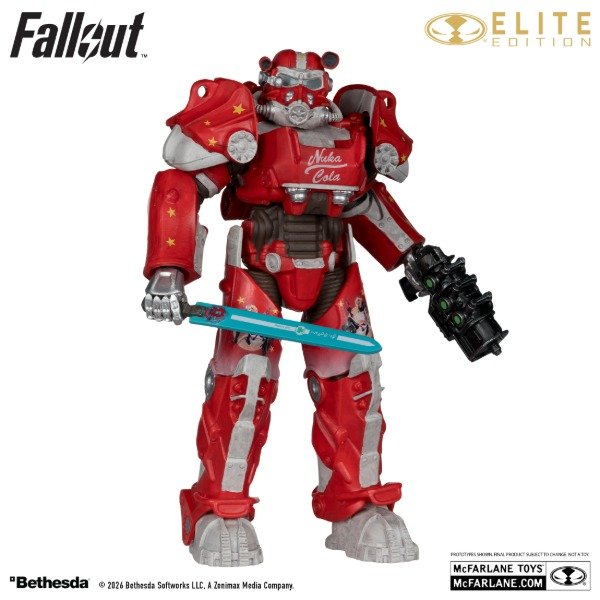 Producto - Fallout 76 Nuka Cola T-60 Elite Edition #8 Gold Label McFarlane Toys - 2