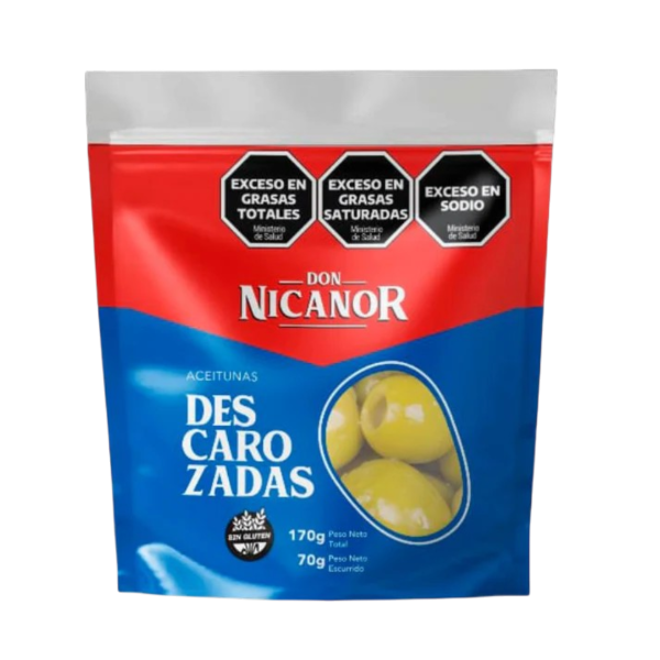 Producto - ACEITUNAS DESCAROZ DON NICANOR 16u x 70grs