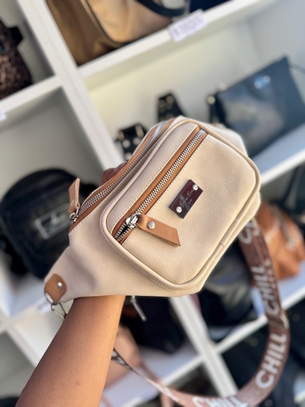 Producto - Riñonera Natty Beige Cinta