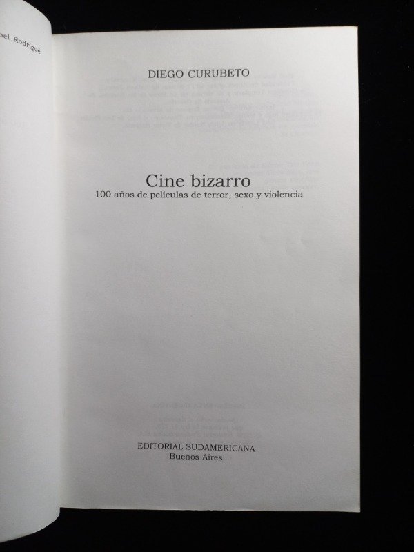 Producto - Cine Bizarro - Diego Curubeto - 2