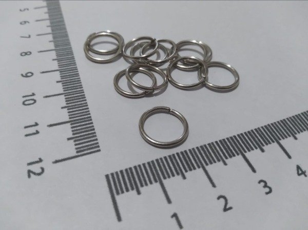 Producto - Argollitas plateadas 12mm refuerzo medio (1.2)