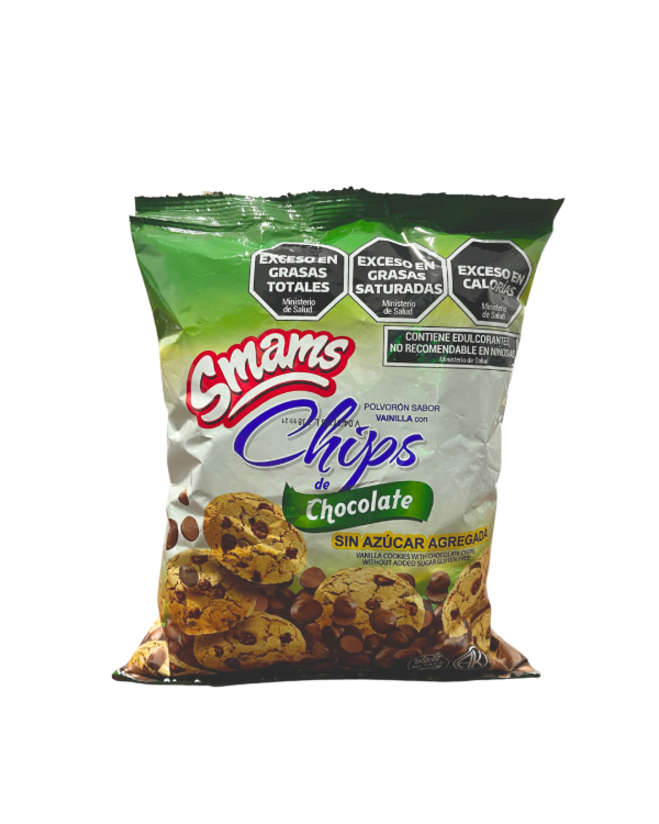 Producto - GALLETITAS CON CHIPS DE CHOCOLATE SIN AZÚCAR SMAMS 150G