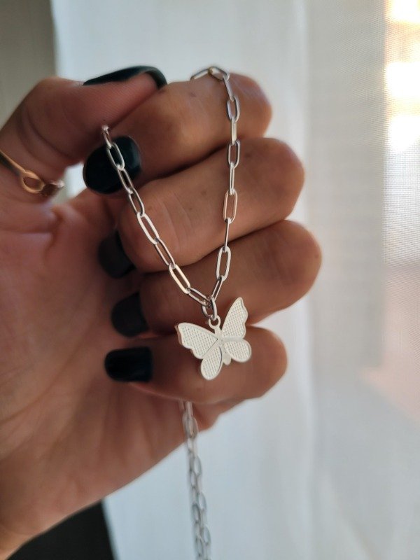 Producto - Gargantilla mariposa lisa AB 45 cm