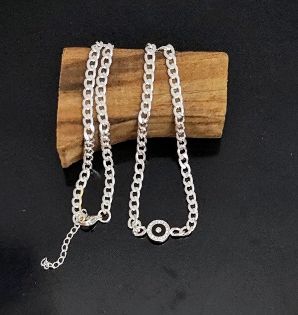 Producto - Collar cadena Figaro Ojo Negro Cubik
