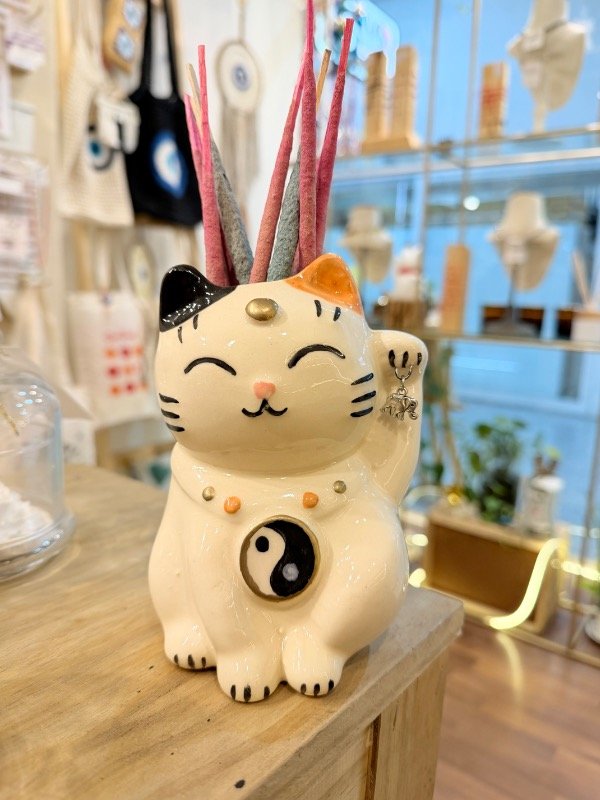 Producto - Gatito florero Yin Yang