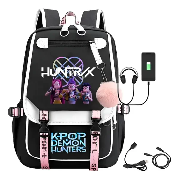 Producto - Mochila Guerreras Kpop 18 Pulgadas Calidad Premium Con Pompon