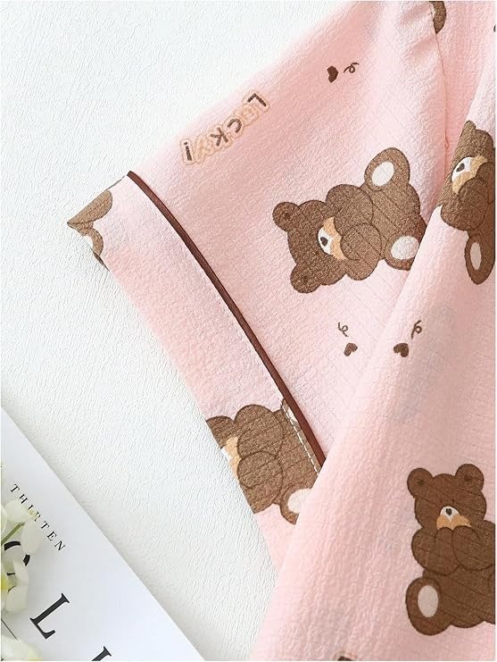 Producto - Conjunto de pijama de 2 piezas Pink Bear - 5