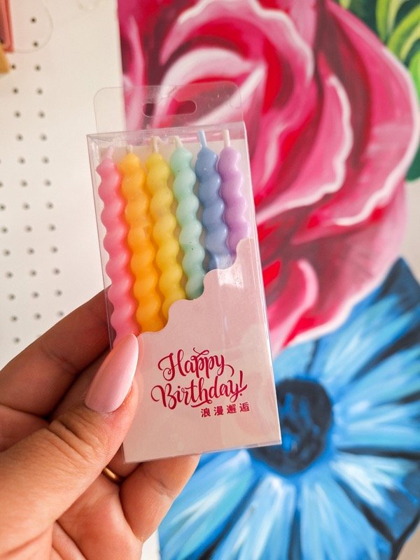 Producto - Velas onduladas pasteles