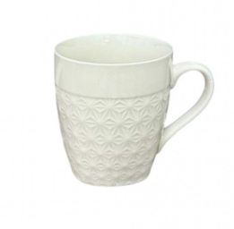 Producto - Pocillo Bombé Cerámica Relieve Café