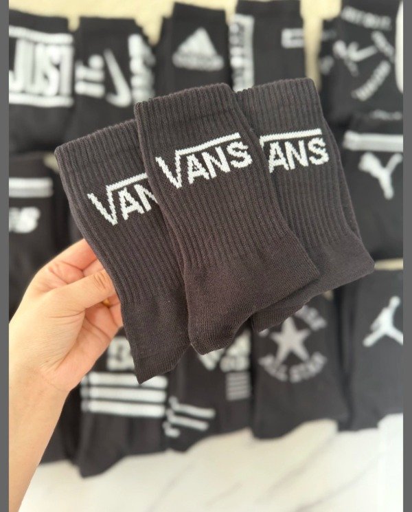 Medias 3/4 vans negras