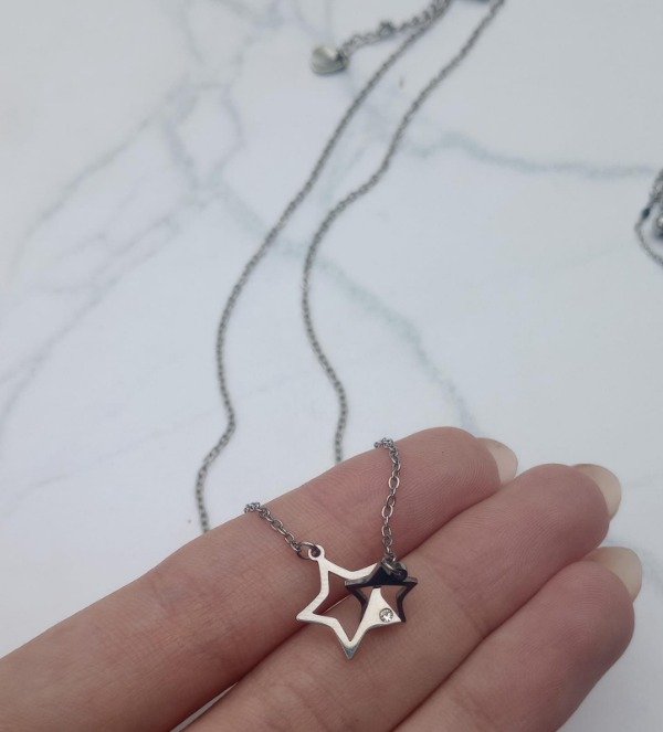 Producto - Collar con Dos Estrellas - 2