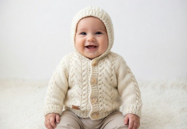 Producto - Saquito con capucha 1-2 años