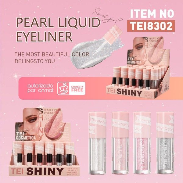 Producto - DELINEADOR LÍQUIDO CON GLITER - TEI