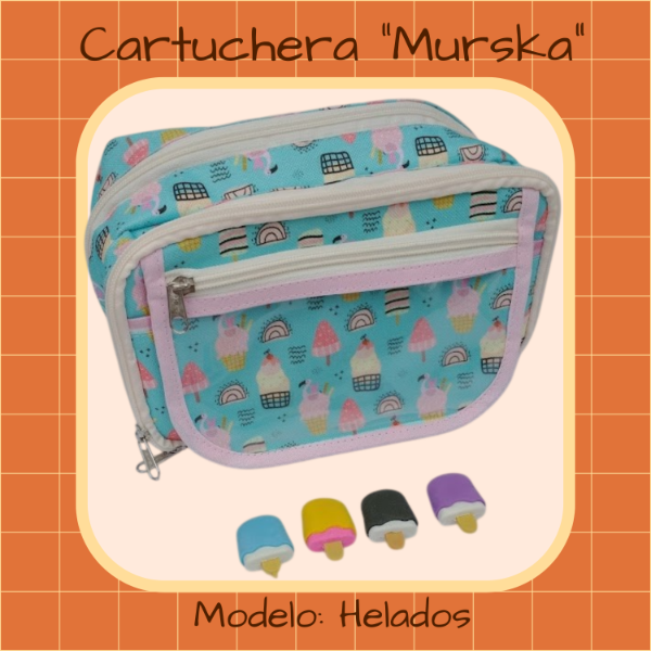 Producto - Cartuchera Murska - Modelo Helados