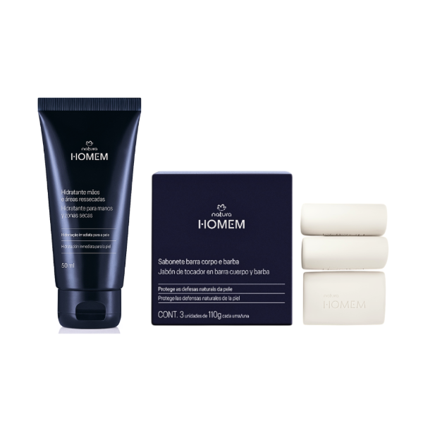 Producto - Combo Homem Masculino (Jabones y Crema de Manos)