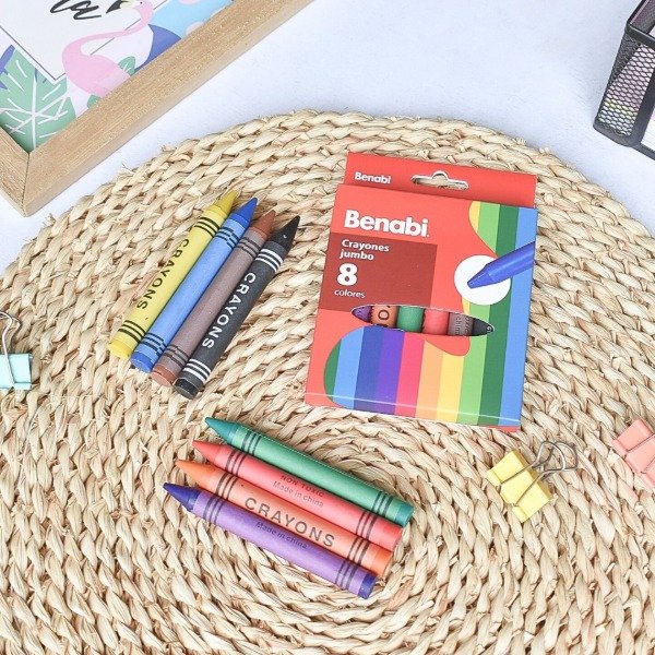 Producto - CRAYONES JUMBO X8