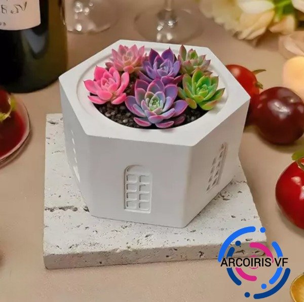 Producto - Molde maceta con ventana