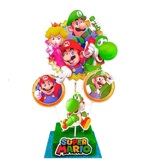 Producto - Adorno Torta Telgopor Mario