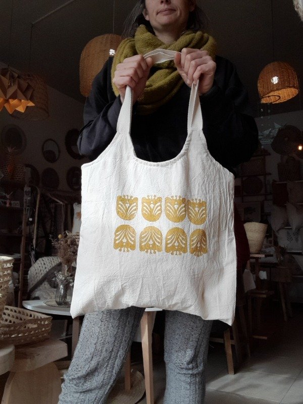 Producto - Bolso folk espiga reversible
