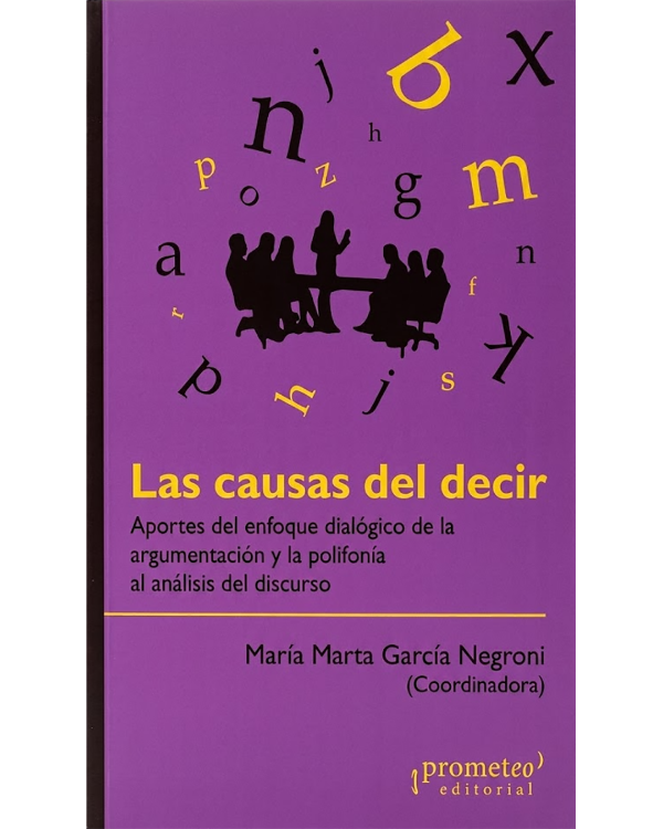 Producto - LAS CAUSAS DEL DECIR - García Negroni, María Marta