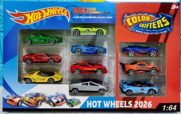 Producto - CAJA HOT WHEELS COLORES X10