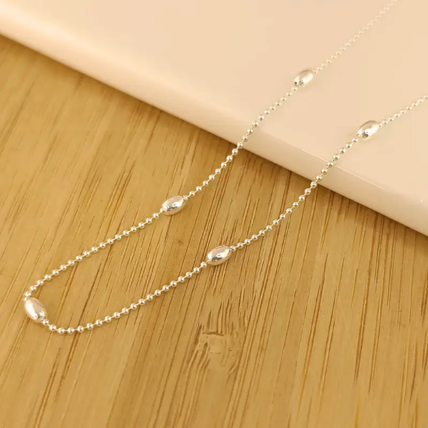 Producto - Tobillera de Plata (larga)