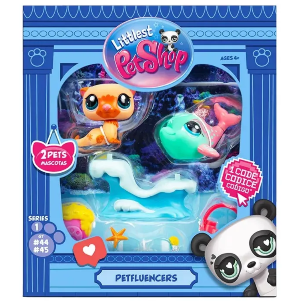Producto - New Littlest Pet Shop Set 2 Mini Mascotas G7 #46 #47 Parejas Mascotafluencer