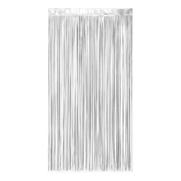 Producto - Cortina metalizada Plata