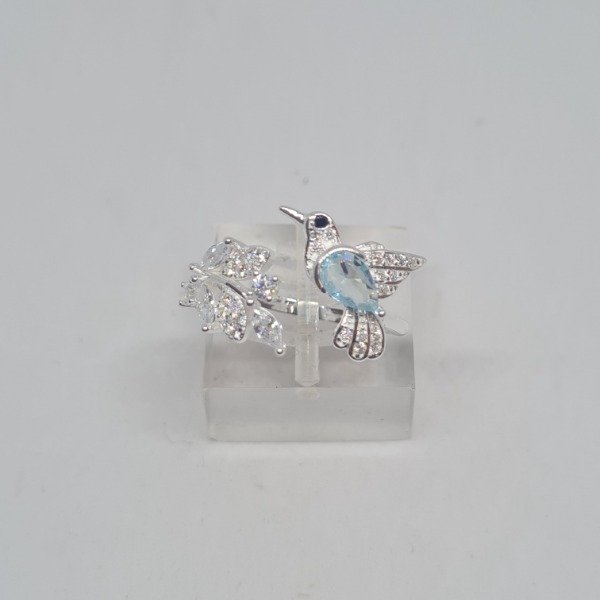 Producto - Anillo colibri celeste