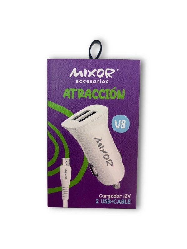 Producto - CARGADOR AUTO V8 MIXOR