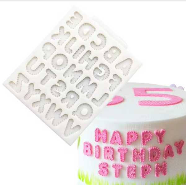 Producto - Molde de silicona letra costura