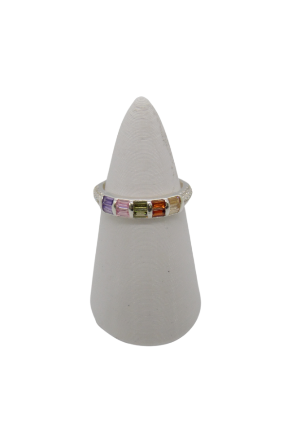 Producto - Anillo con cubics de colores